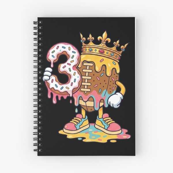 Item preview, Football 3rd Birthday Ice Cream Drip Three Year Old designed and sold by KIROSALS.