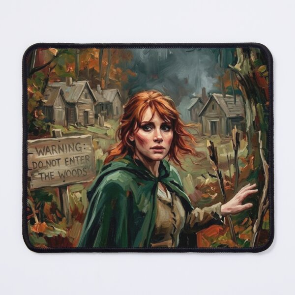 Item preview, The Woods are Watching: The Village Oil Art designed and sold by Art's Diner.