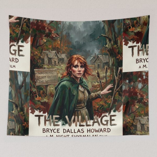 Item preview, The Woods are Watching: The Village Oil Art designed and sold by Art's Diner.
