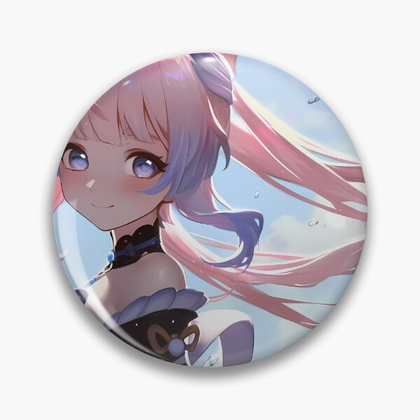 Item preview, Sangonomiya Kokomi Genshin Impact Ocean Breeze Pastel Smile designed and sold by Spraykart.