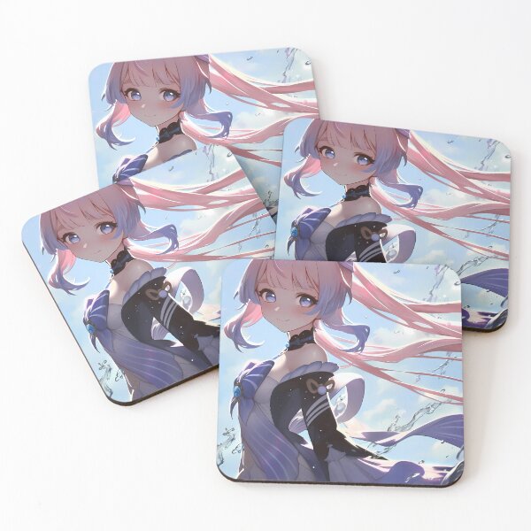 Item preview, Sangonomiya Kokomi Genshin Impact Ocean Breeze Pastel Smile designed and sold by Spraykart.