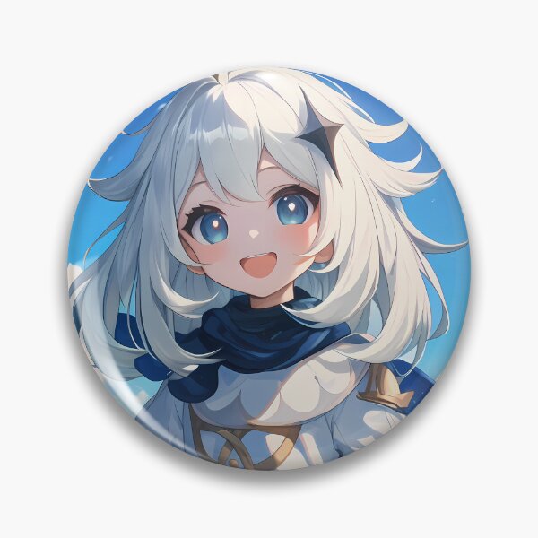 Item preview, Paimon Genshin Impact Sunny Meadow Blue Sky Smile designed and sold by Spraykart.