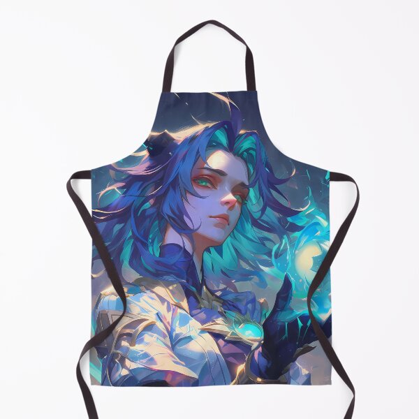 Item preview, Albedo Genshin Impact Teal Alchemy Glow Mage Vibes designed and sold by Spraykart.