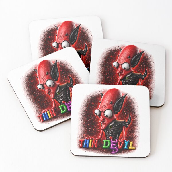 Item preview, Thin Evil Devil Red Demon Graphic designed and sold by GiftedInk.