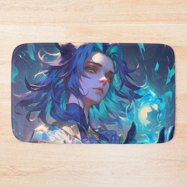 Item preview, Albedo Genshin Impact Teal Alchemy Glow Mage Vibes designed and sold by Spraykart.