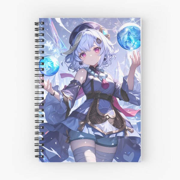 Item preview, Qiqi Genshin Impact Cryo Orbs Snowy Cute Charm designed and sold by Spraykart.