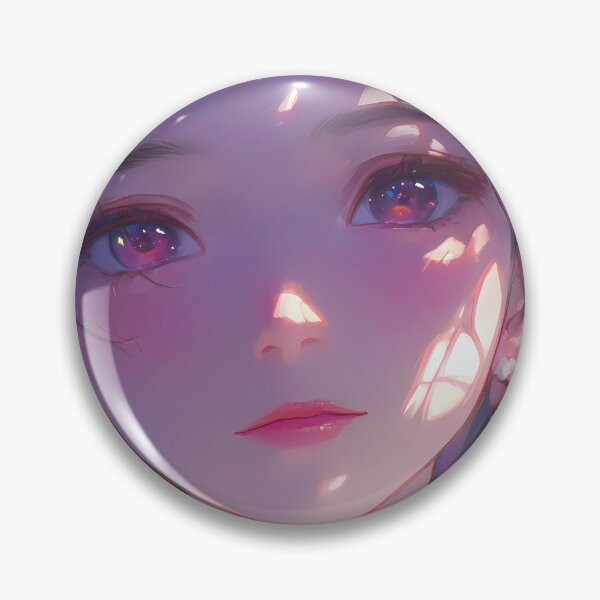 Item preview, Retrato con luz suave de Ai Hoshino Oshi No Ko con corona de flores designed and sold by Spraykart.