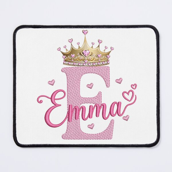 Item preview, Cute Emma Name Sticker Pink Princess Crown designed and sold by JoyPopSticker.