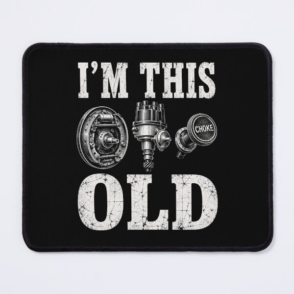 Item preview, I'm This Old Vintage Car Parts Mechanical Humor Design designed and sold by axiksa10.