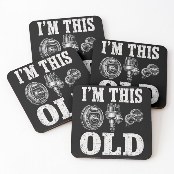 Item preview, I'm This Old Vintage Car Parts Mechanical Humor Design designed and sold by axiksa10.