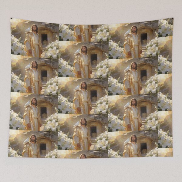 Item preview, Jesus conquered the Grave Resurrection Morning designed and sold by vernonplatt.