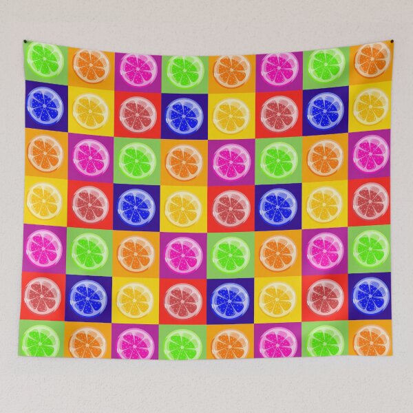 Item preview, Lemon Pattern Aesthetic – Colorful Citrus Seamless Print for Summer designed and sold by Italkam.