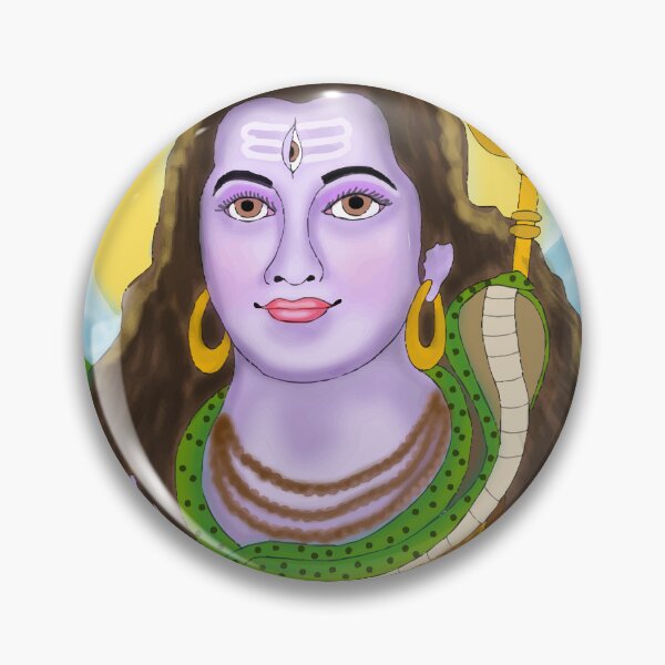 Item preview, Mahadeva Divine Artwork – Lord Shiva Spiritual Illustration designed and sold by Harshit_Digital_Arts.