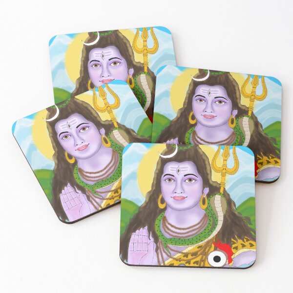 Item preview, Mahadeva Divine Artwork – Lord Shiva Spiritual Illustration designed and sold by Harshit_Digital_Arts.