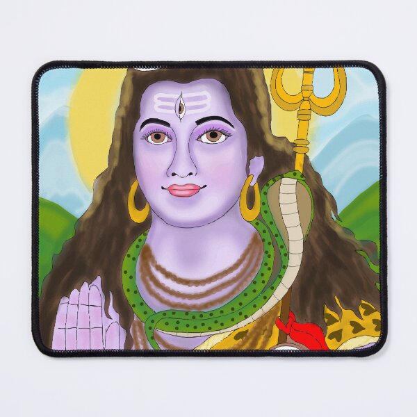Item preview, Mahadeva Divine Artwork – Lord Shiva Spiritual Illustration designed and sold by Harshit_Digital_Arts.