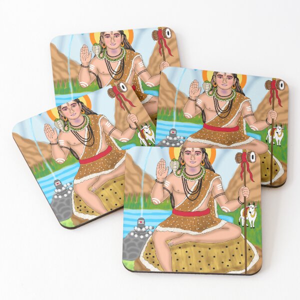 Item preview, Mahadev Sacred Art Design – Hindu God Meditation Illustration designed and sold by Harshit_Digital_Arts.