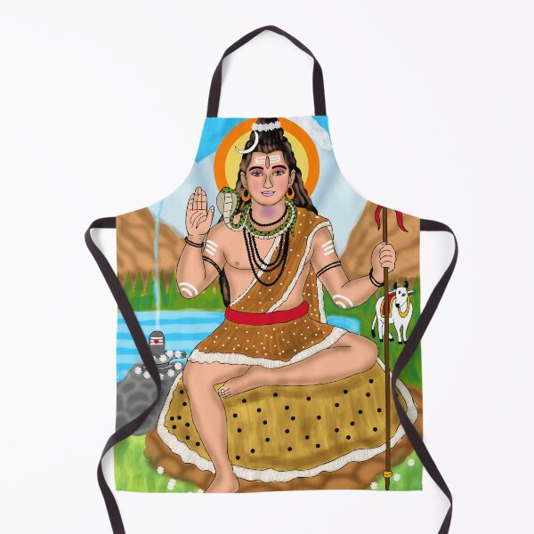 Item preview, Mahadev Sacred Art Design – Hindu God Meditation Illustration designed and sold by Harshit_Digital_Arts.