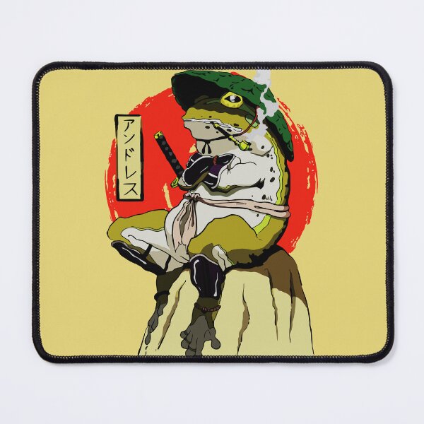 Item preview, Japanese Samurai Frog with Red Sun designed and sold by RamyGallery.