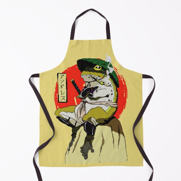 Item preview, Japanese Samurai Frog with Red Sun designed and sold by RamyGallery.