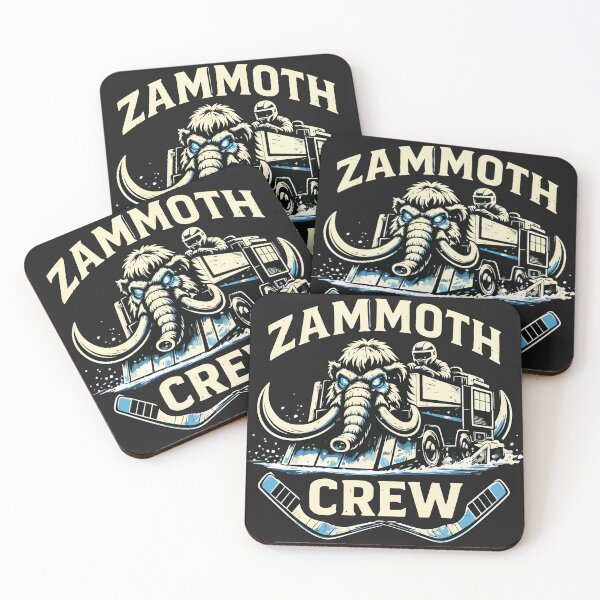 Item preview, Funny Mammoth Hockey Team Ice Machine Crew Hockey Fan Mascot Shirt designed and sold by DonaldMcCullum.