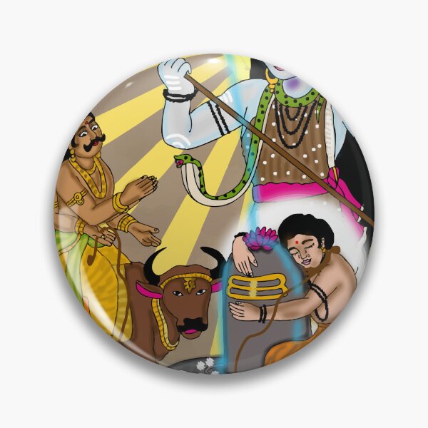 Item preview, Mahadeva Mythological Artwork – Shiva Divine Energy Illustration designed and sold by Harshit_Digital_Arts.