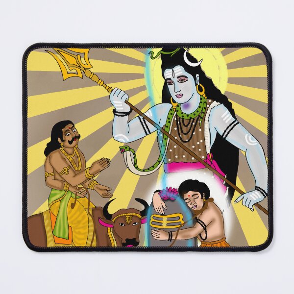 Item preview, Mahadeva Mythological Artwork – Shiva Divine Energy Illustration designed and sold by Harshit_Digital_Arts.
