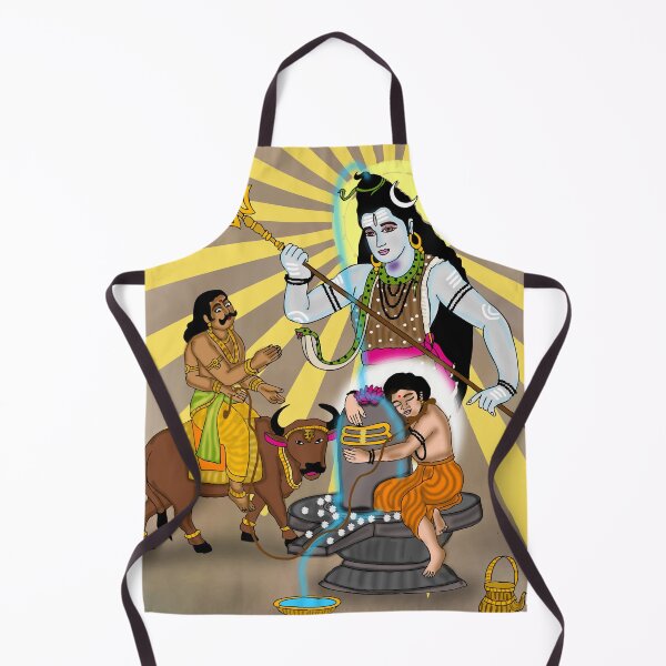 Item preview, Mahadeva Mythological Artwork – Shiva Divine Energy Illustration designed and sold by Harshit_Digital_Arts.