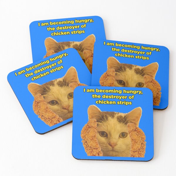 Item preview, I am becoming hungry, the destroyer of chicken strips designed and sold by Cat Haven & Rescue .