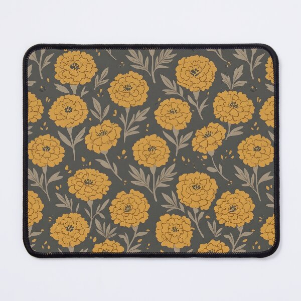 Item preview, Orange Bohemian Marigold Flowers designed and sold by Margueriteofme.