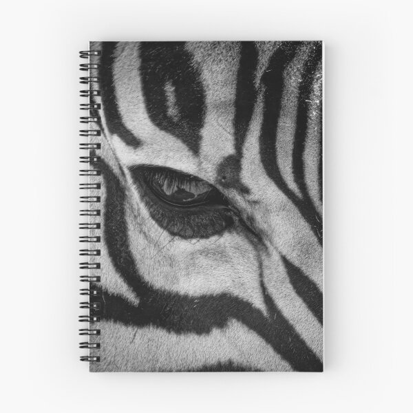 Item preview, Zebra Eye Close Up Black White Wildlife Photo designed and sold by LSC-Prints.