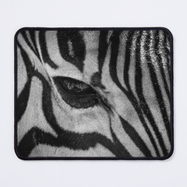 Item preview, Zebra Eye Close Up Black White Wildlife Photo designed and sold by LSC-Prints.