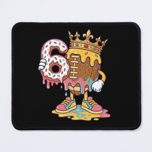 Item preview, Football 6th Birthday Ice Cream Drip Six Year Old designed and sold by KIROSALS.