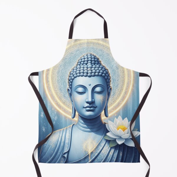 Item preview, Buddha Meditation Blue Zen Spiritual Wall Art designed and sold by PixorStudio.