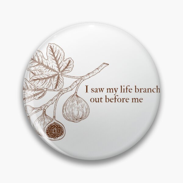 Item preview, The Bell Jar Quote Brown designed and sold by Decades Reading.