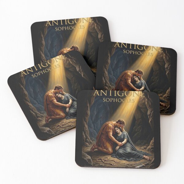 Item preview, Antigone Sophocles Illustration - artistic design - theatre lovers designed and sold by Substance_life.