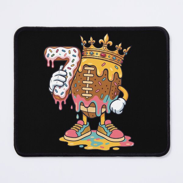 Item preview, Football 7th Birthday Ice Cream Drip Seven Year Old designed and sold by KIROSALS.