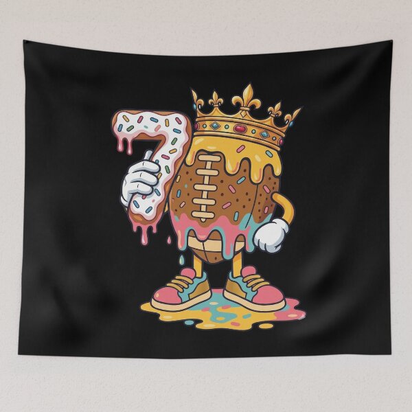 Item preview, Football 7th Birthday Ice Cream Drip Seven Year Old designed and sold by KIROSALS.