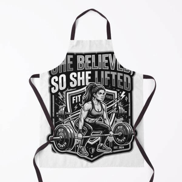 Item preview, Motivational Gym Girl Weightlifting Shield Design designed and sold by TITAN AESTHETICS .