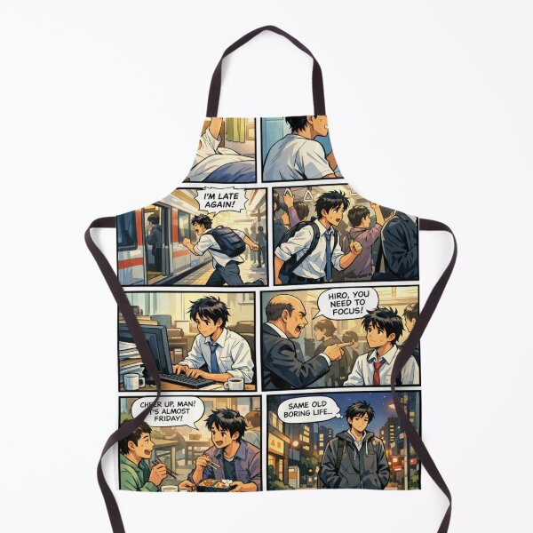 Item preview, Traveling Comic Strip, Hiro's Relatable Journey designed and sold by Uniqueartai.