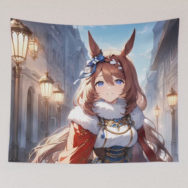 Item preview, Super Creek Uma Musume Pretty Derby Regal Winter Blue designed and sold by TanglenRabbit.