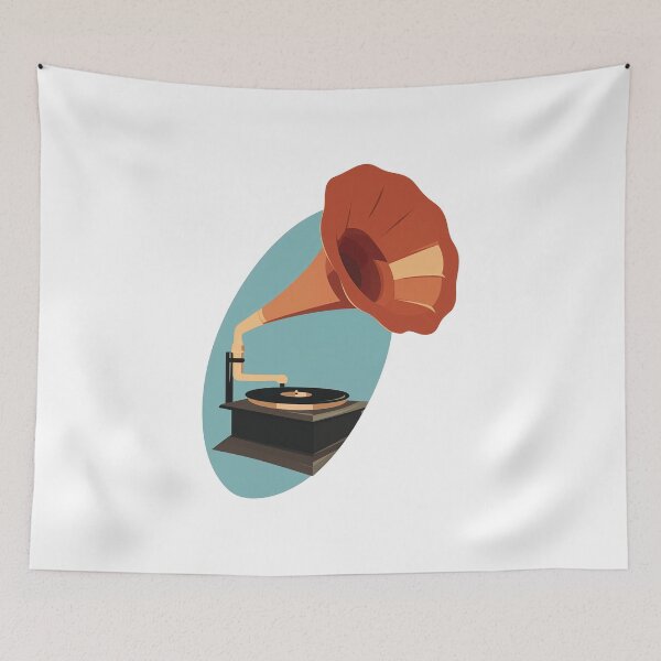 Item preview, Gramophone Retro Vinyl Music Vibe designed and sold by FWLKIT.