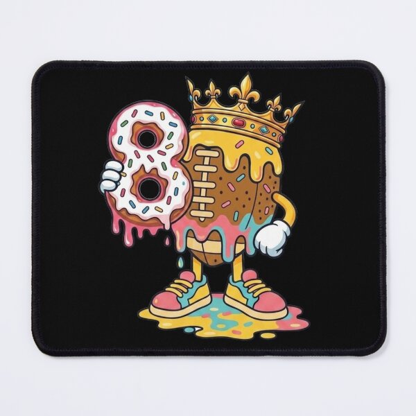Item preview, Football 8th Birthday Ice Cream Drip Eight Year Old designed and sold by KIROSALS.