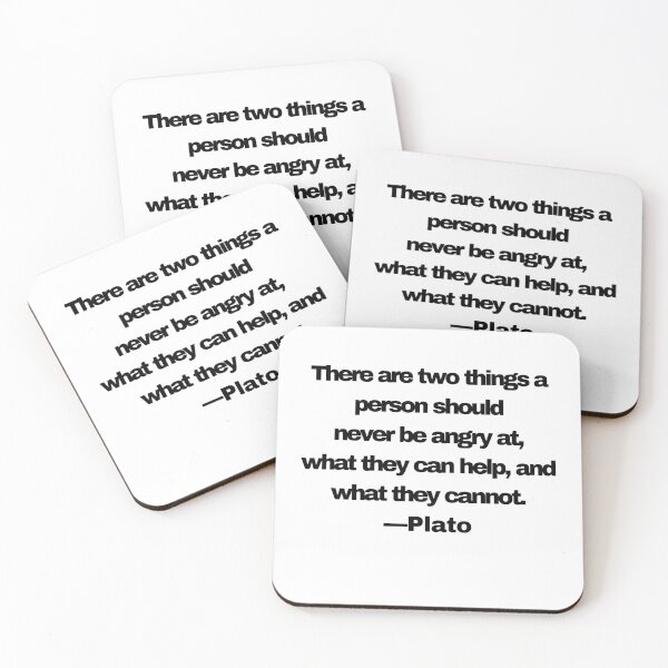 Item preview, Plato |Sticker| Never Be Angry designed and sold by SeaNympth.