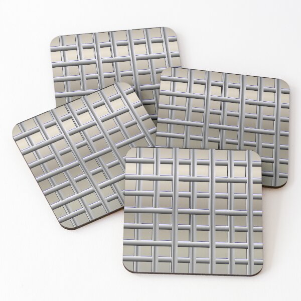 Item preview, Industrial Copper Weave - Metallic Geometric Pattern designed and sold by BELLZINHO - ARTES.