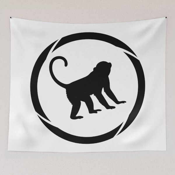 Item preview, Funny Monkey Camera Lens Aperture Logo designed and sold by Omar-2D.