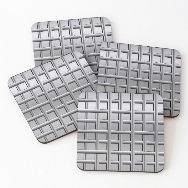 Item preview, 3D GEOMETRIC SILVER CUBE RELIEF designed and sold by BELLZINHO - ARTES.