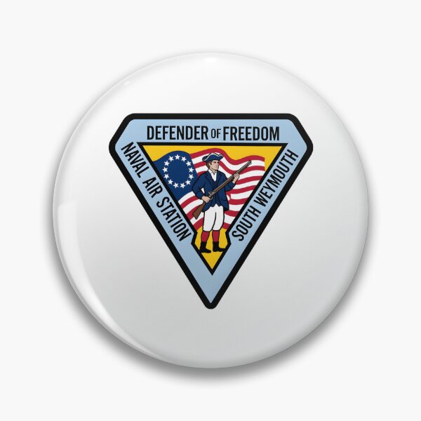 Item preview, NAS South Weymouth Defender of Freedom Naval Air Station Patch designed and sold by CharlieDesings.