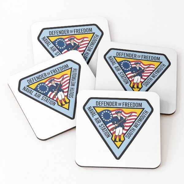Item preview, NAS South Weymouth Defender of Freedom Naval Air Station Patch designed and sold by CharlieDesings.