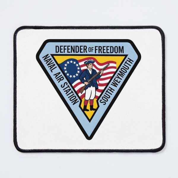 Item preview, NAS South Weymouth Defender of Freedom Naval Air Station Patch designed and sold by CharlieDesings.