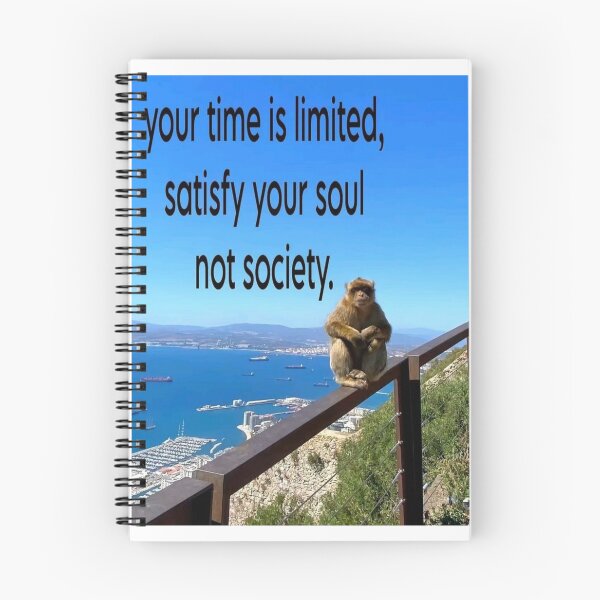 Item preview, your time is limited satisfy your soul not society designed and sold by cloudzer0000.